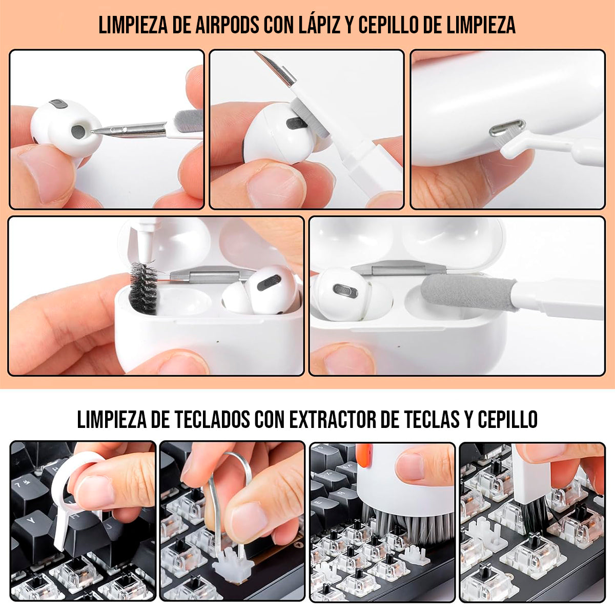 Cepillo De Limpieza 20 En 1 Multifunción