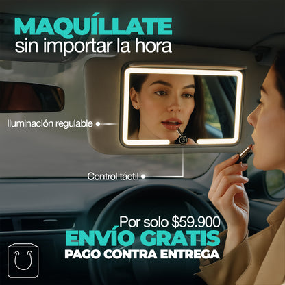 ESPEJO LED PARA AUTO