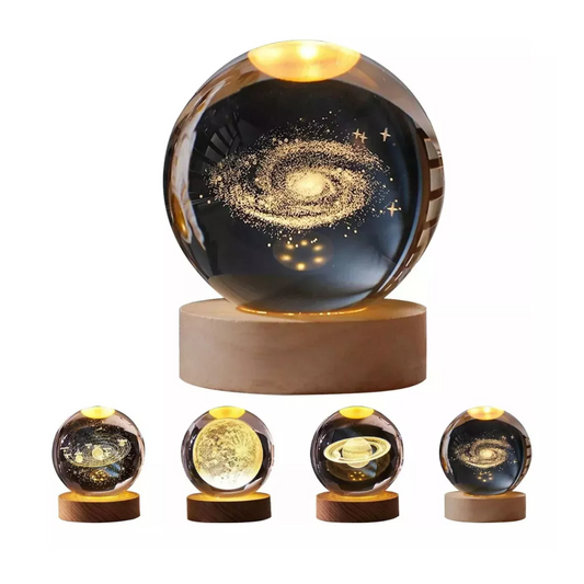 Lampara De Noche Led Galaxia 3D